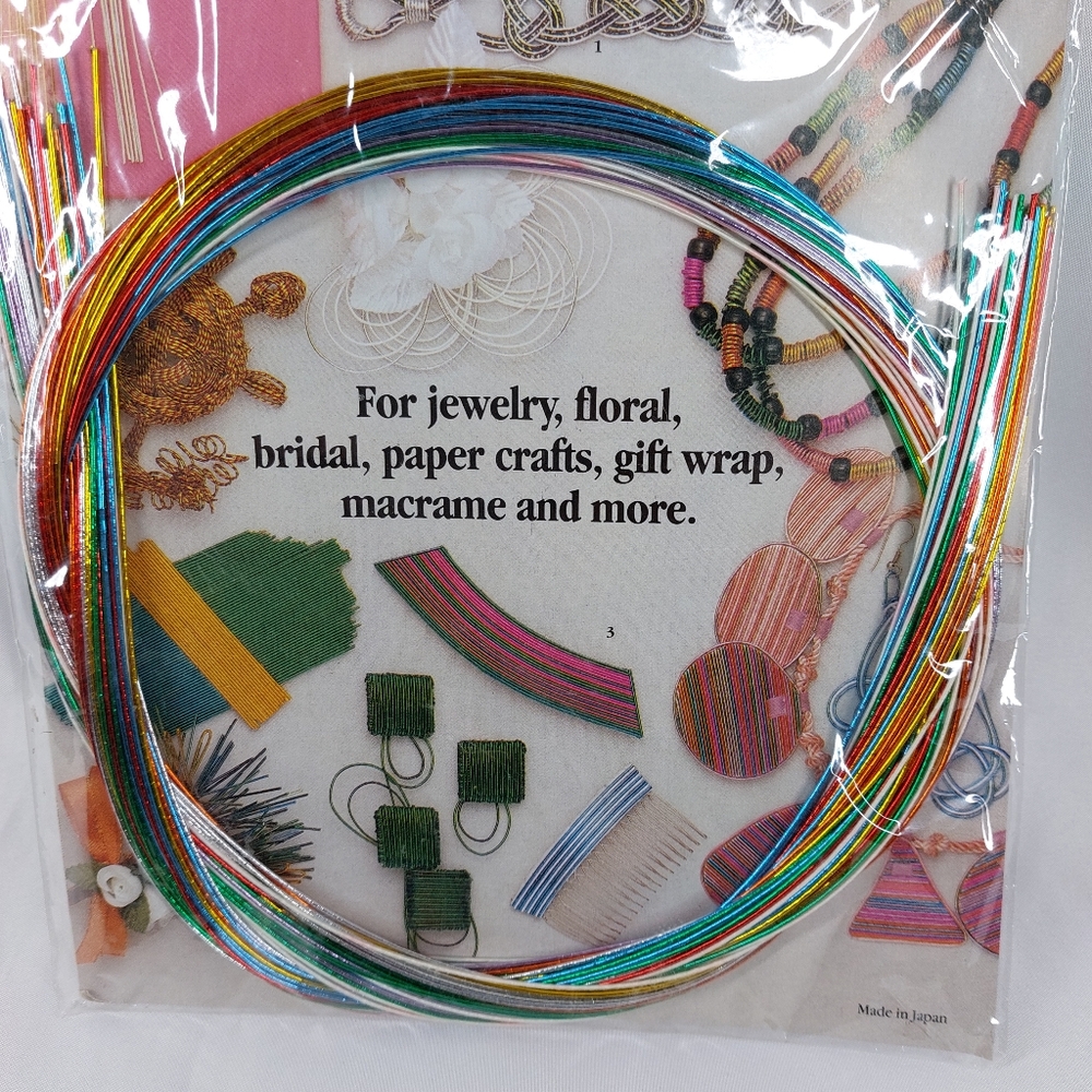 MIZUHIKI Colorful Paper Cord Rainbow Assortment Japan New - Picture 2 of 5